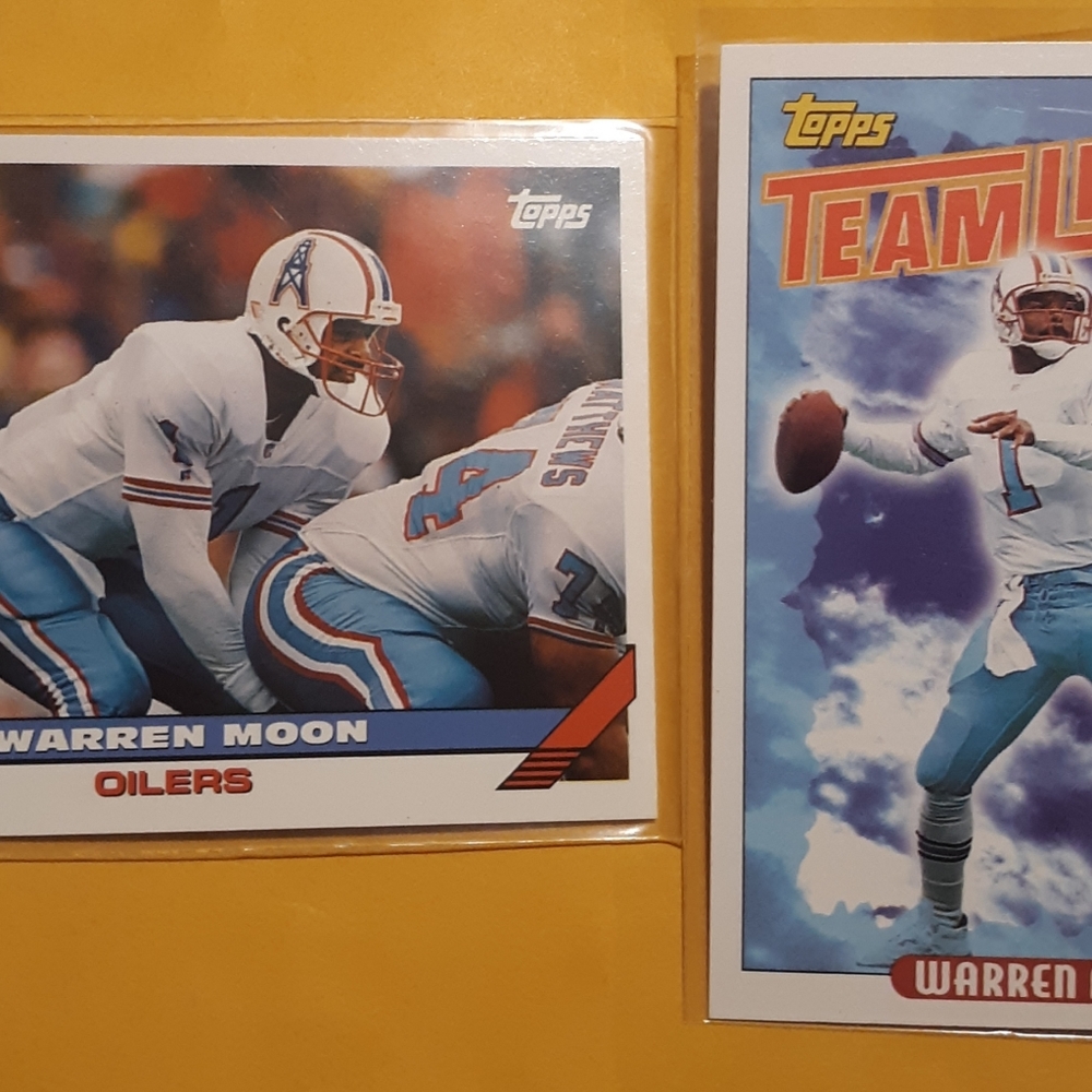 2x 1993 topps WARREN MOON lot